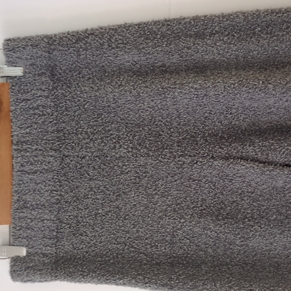 SKIMS Cozy Cabin Knit Wide Leg Athleasure Comfy Launge Gray Women's Pants L/XL - Picture 7 of 9